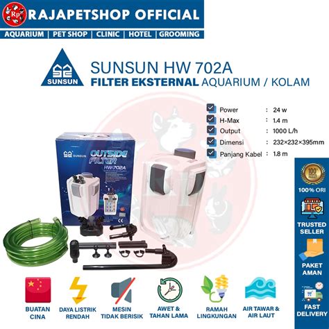 Jual Sunsun Hw A External Filter Eksternal Canister Aquarium