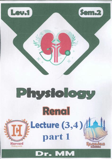 Solution Physiology Renal Tubular Transport Studypool