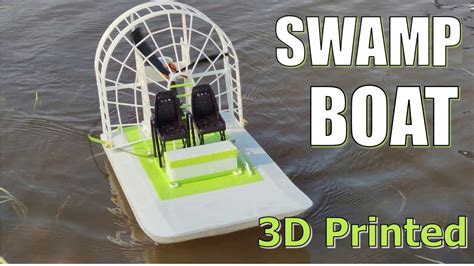 3D Printed RC Air Boat Swamp Boat YouTube