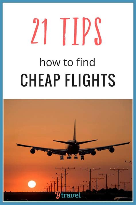 21 Tips How To Find Cheap Flights To Anywhere In The World With