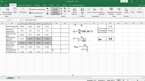 Ejercicio Prueba De Compactaci N Proctor Youtube