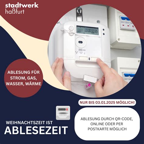 Ablesung Z Hlerstand Stadtwerk Ha Furt Gmbh