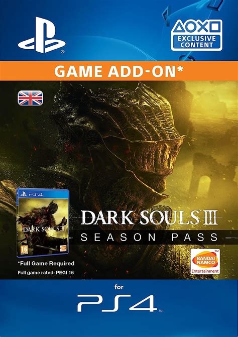 Dark Souls III: Season Pass [PS4 PSN Code - UK account] : Amazon.co.uk ...