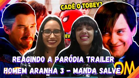 React Par Dia Trailer Homem Aranha Manda Salve Reagindo Ao