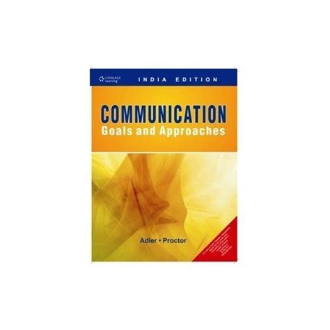 Amazon In Buy Communication Goals And Approaches Book Online At Low