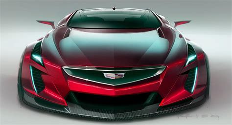 A Mid Engined Supercar From Cadillac Could Look Something Like This GM