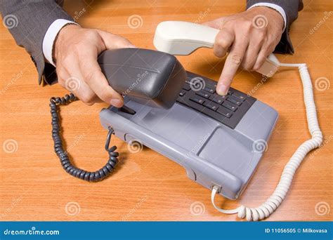 Telephone Receiver Stock Image Image Of Buttons Business 11056505