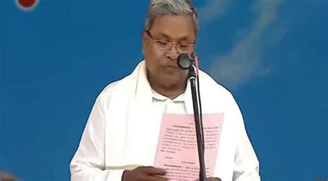 India Congress Leader Siddaramaiah Takes Oath As Karnataka’s New Cm Dk Shivakumar His Deputy