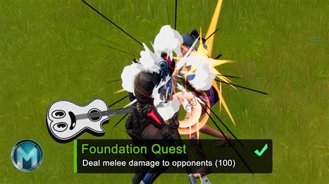 Deal Melee Damage To Opponents Fortnite Foundation Quests How To