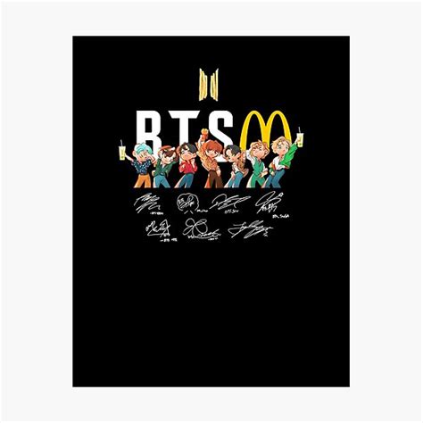 L Mina Fotogr Fica Las Firmas Bts M Army Bts Para Ni As Mcdonalds