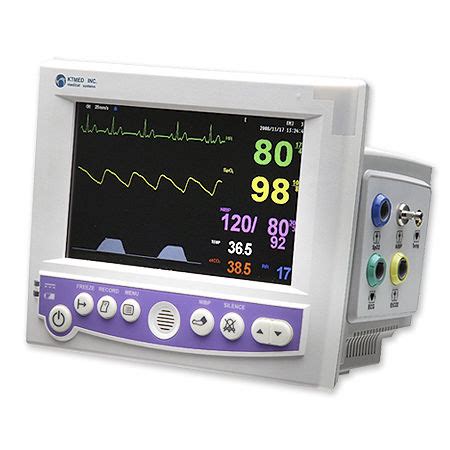 Monitor Multiparam Trico Compacto Ktpm X Ktmed Resp Ecg Etco