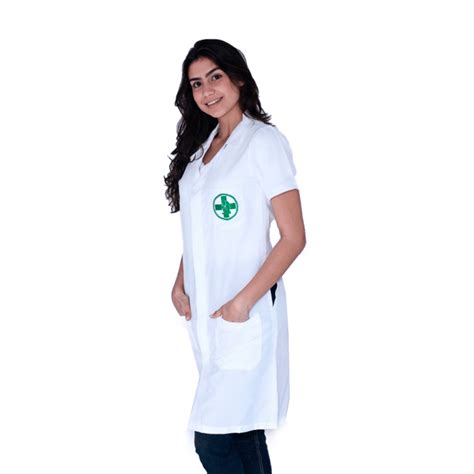 Kit Acadêmico Biomedicina Feminino Bordado Faíko Jalecos