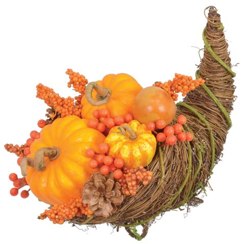 Pumpkin Cornucopia Fall Thanksgiving Decor Thanksgiving Decorations