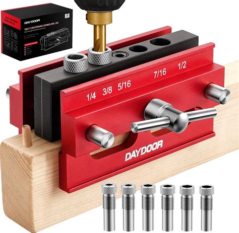 Housolution Dowel Jig Extra Length Self Centering Dowel Jig Kit