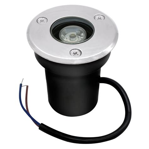 Balizador Spot Led Embutir Chão Piso Jardim 1w Ip65 Frio Submarino