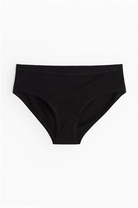 3 Pack Hipster Briefs Black Ladies Handm Gb