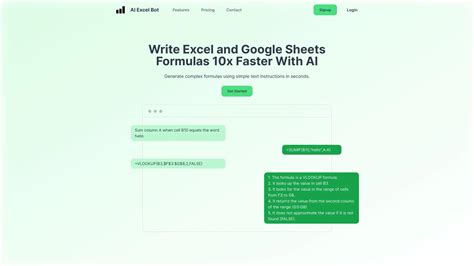 AI Excel AI Powered Excel Formula Generator Creati Ai