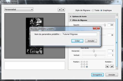 Cr Er Un Filigrane Signature Sur Vos Photos Tutoriel Pdf