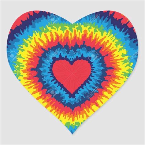 Love Tie Dye Stickers Zazzle Tie Dye Sticker Personalized Art