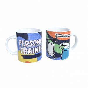 CANECA PERSONALIZADA Flork Personal Trainer 3 Nome Loja