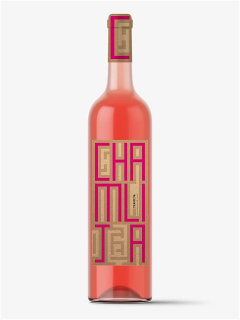 Wine bottle label design . on Behance