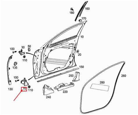 MERCEDES BENZ E W213 FRONT RIGHT LOWER DOOR HINGE A2137201210 GENUINE