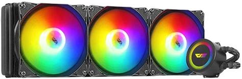 Darkflash AURA DA360 Liquid CPU Cooler, 120mm PWD Fans, 900~1800RPM Fan ...