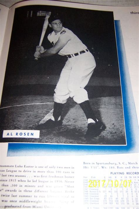 Cleveland Indians Yearbook Al Rosen Feller Bob Lemon Lary Doby