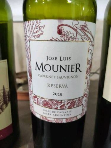 Jose Luis Mounier Reserva Cabernet Sauvignon Vivino Us