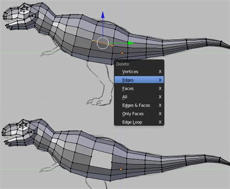 Modeling Uvmapping And Texturing A Low Poly T Rex In Blender Part 1