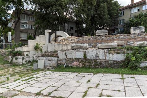 Auditorium of the Antique Forum at Ruins of Ancient Roman City of ...