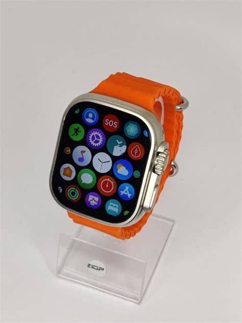 Ripley Smartwatch T Ultra Big Infinite Display Naranja