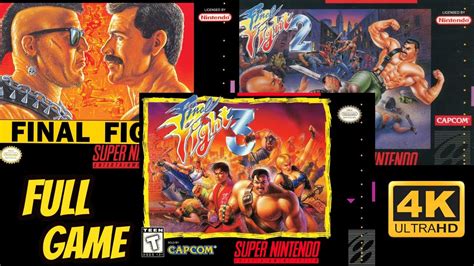 Final Fight Trilogy Collection Snes Gameplay Walkthrough Full Game🔴