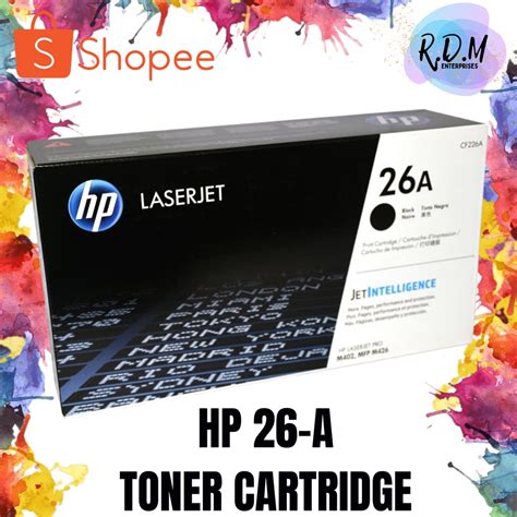 Hp 26a Laserjet Toner Cartridge Black Cf226a Shopee Philippines