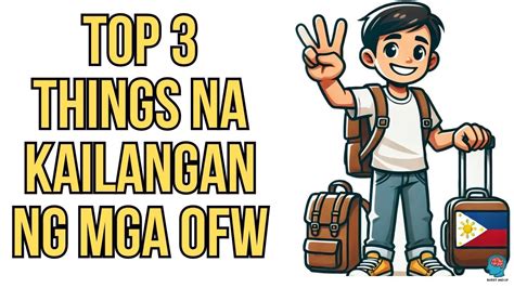 Top Things Na Kailangan Kung Ofw Ka At Gusto Mo Ng Umuwi Sa Pilipinas