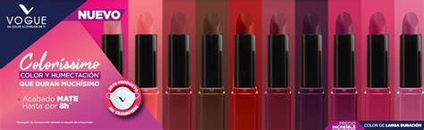 Vogue Labial En Barra Mate Hidratante Colorissimo Vogue Tono Caramelo