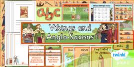 History Vikings And Anglo Saxons LKS2 Unit Book Cover