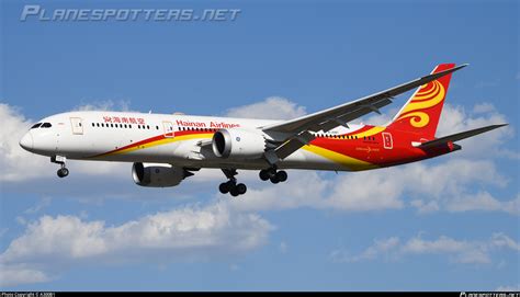 B 208t Hainan Airlines Boeing 787 9 Dreamliner Photo By A300b1 Id