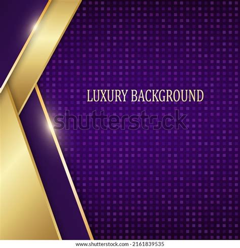 Purple Gold Luxury Background Vector Illustration Stock Vector Royalty