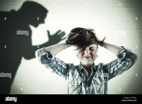 Composite Image Of Pretty Brunette Getting A Headache With Hands On