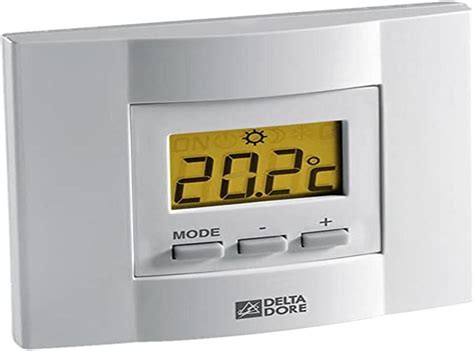 Delta Dore Thermostat filaire à touche Tybox 51 pour pompe à chaleur