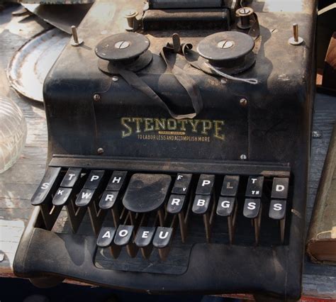 Court Reporting at Home: A Brief History of the Stenograph Machine