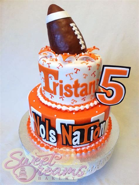 Tn Vols Football Themed Birthday Cake From Sweet Dreams Bakery