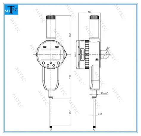 0 01mm 0 25mm Absolute Digital Bluetooth Wireless Dial Indicator Gauge