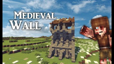 Minecraft Tutorial | Medieval Wall Part 1 | - YouTube