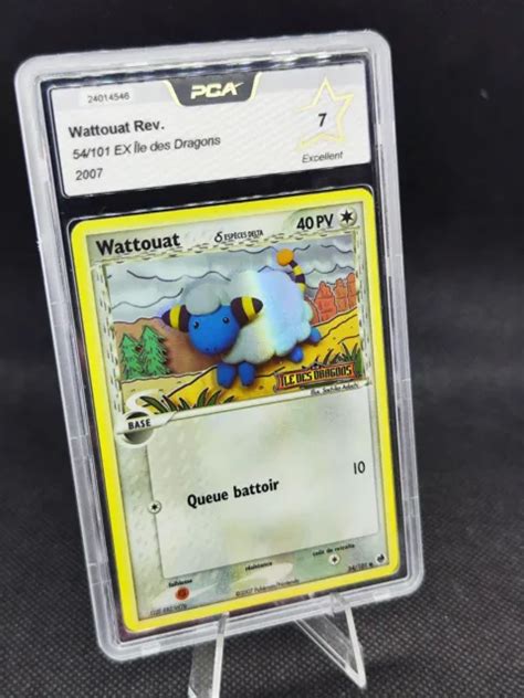 2007 CARTE Pokémon Wattouat Reverse 54 101 PCA 7 Ex Ile Des