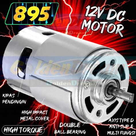 Jual Dinamo Motor Listrik Dc V V High Power Bor Gerinda