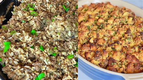 Recipe Thanksgiving Dirty Rice And Cornbread Dressing