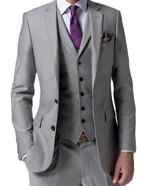 GF Sean Connery Gray Three Piece Suit – JB suites