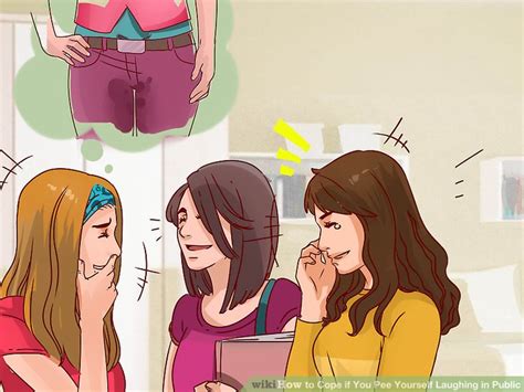 3 Ways To Cope If You Pee Yourself Laughing In Public Wikihow